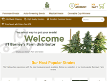 Tablet Screenshot of barneysfarmshop.com